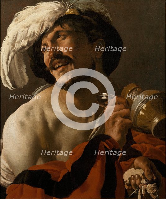 The Merry Drinker, 1625. Artist: Terbrugghen, Hendrick Jansz (1588-1629)