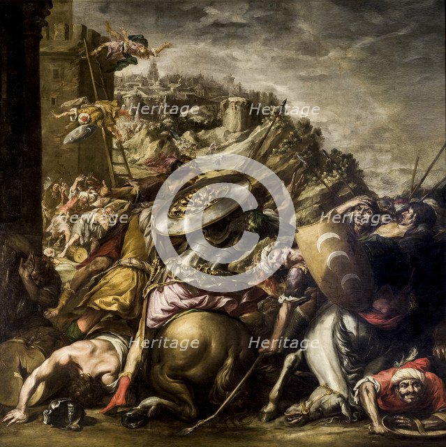 The defeat of the Saracens.