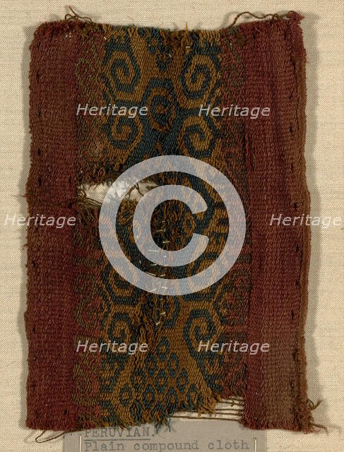 Fragment, Peru, A.D. 1476/1532. Creator: Unknown.