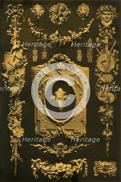 Metal fittings, France and Germany, 18th century, (1898).  Creator: Unknown.