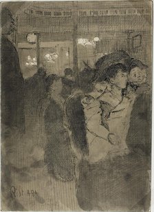 The Old Bedford (recto); The Gallery of the Old Bedford (verso), c. 1894. Creator: Walter Richard Sickert.