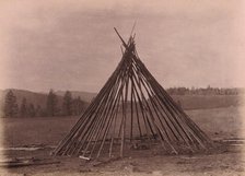 Framework for a Birchbark Yurt, 1897. Creator: Unknown.