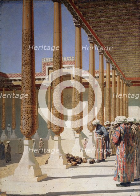 Display of Trophies, 1871-1872. Artist: Vereshchagin, Vasili Vasilyevich (1842-1904)