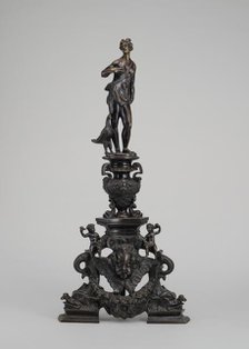 Andiron with Figure of Juno, 17th/19th century. Creator: Unknown.