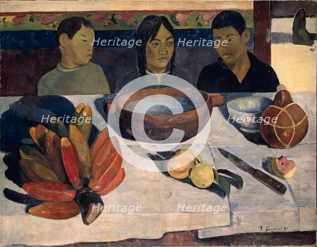 The Meal (Bananas), 1891. Artist: Gauguin, Paul Eugéne Henri (1848-1903)