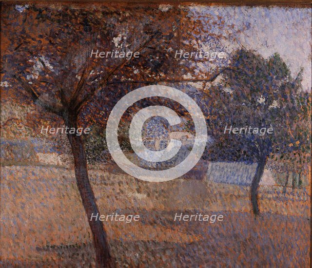 August, orchard in Pont-Aven, 1886. Creator: Bernard, Émile (1868-1941).