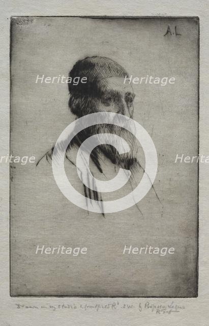 Head of a Man. Creator: Alphonse Legros (French, 1837-1911).