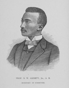 Prof. B. W. Arnett, Jr., A. B., 1888. Creator: Unknown.