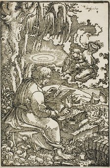St. Matthew, from The Luther Bible, 1523. Creator: Georg Lemberger.