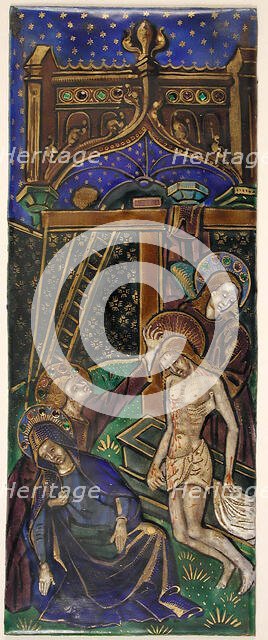 Triptych Panel with the Lamentation, French, early 16th century. Creator: Unknown.