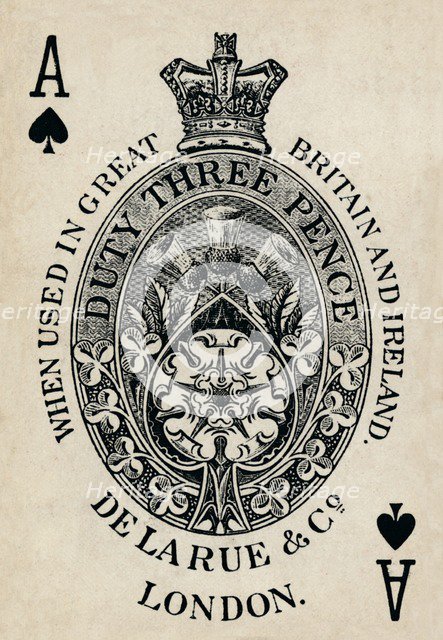 Ace of Spades, 1925. Artist: Unknown.