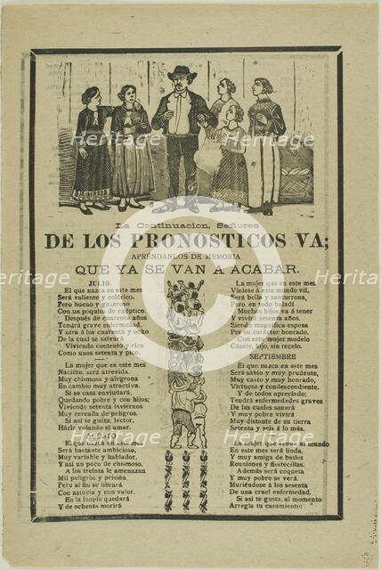 The Continuation, Sirs, of the Forecasts, 1902. Creator: José Guadalupe Posada.
