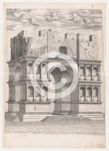 Speculum Romanae Magnificentiae: Temple of Janus, 1564., 1564. Creator: Anon.