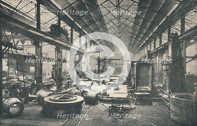 'Scene in a Boiler-shop', c1917. Artist: Unknown.