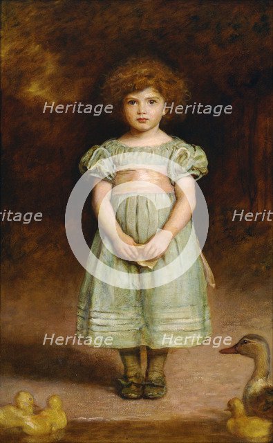 Ducklings. Artist: Millais, John Everett (1829-1896)
