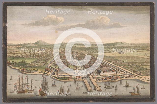 View of the city of Batavia, 1754. Creator: Anon.