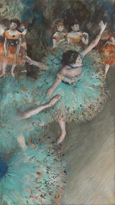 Swaying Dancer (Dancer in Green), 1877. Creator: Edgar Degas.