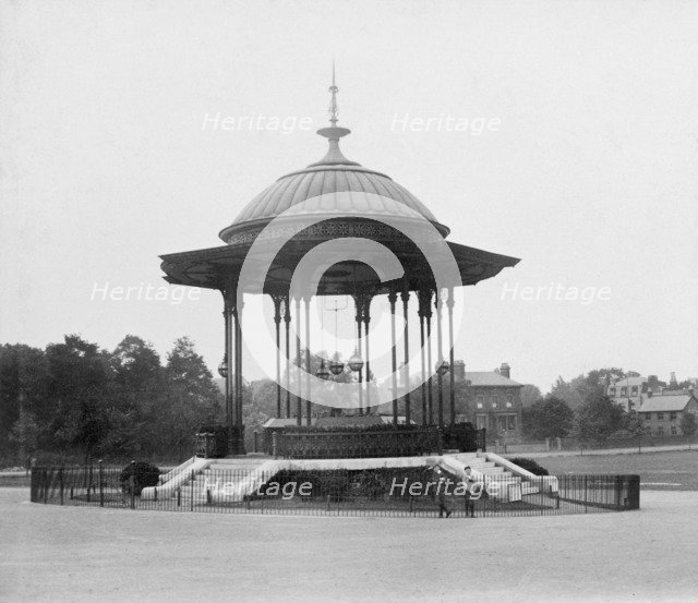 Bandstand on Peckham Rye Common, Southwark, London, 1862-1890. Artist: Unknown.