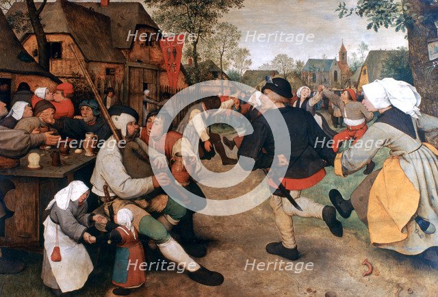 'The Peasant Dance', 1568-1569. Artist: Pieter Bruegel the Elder