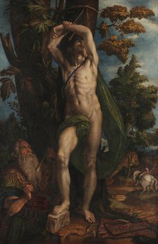 The Martyrdom of Saint Sebastian, 1575. Creator: Campi, Antonio (c. 1522-1587).