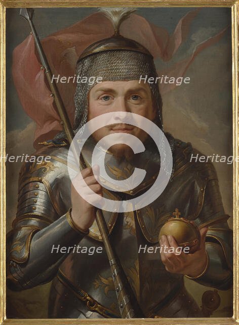 Portrait of King Ladislaus the Short (1260-1333), 1768-1771. Creator: Bacciarelli, Marcello (1731-1818).