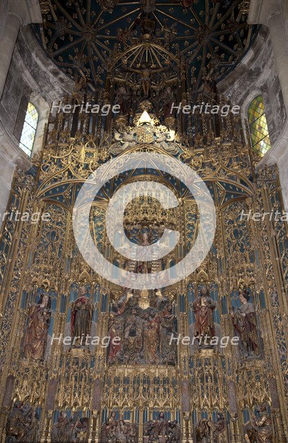 Altar, Old Cathedral of Coimbra, Portugal, 2009.  Artist: Samuel Magal