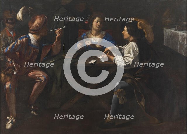 Card Players, c1636. Creator: Kuijl, Gerard van der (1604-1673).