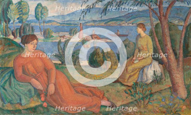 Rêverie. Creator: Robert, Paul Théophile (1879-1954).