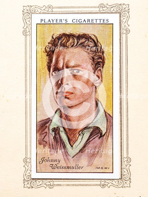 Johnny Weissmuller, 1934. Artist: Unknown.