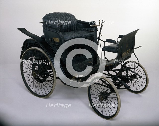 1898 Benz Velo 3hp car. Artist: Unknown