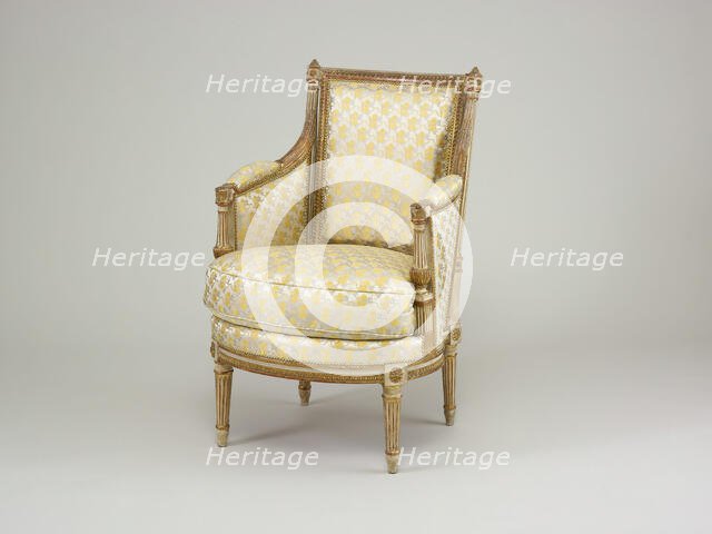 Armchair (one of a pair), Paris, 1780/85. Creator: Jean Avisse.