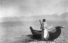 Kutenai woman, 1910, c1910. Creator: Edward Sheriff Curtis.