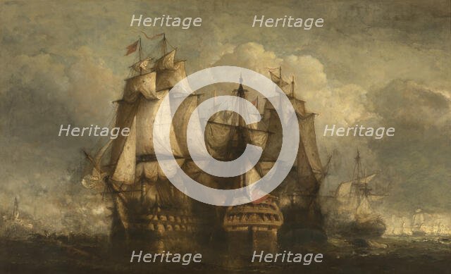 Siege of Vlissingen by an English Squadron, 1890. Creator: Hendrik Frans Schaefels.