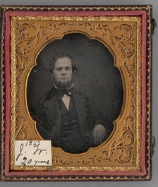 Untitled (Portrait of Joseph White), 1854. Creator: Unknown.