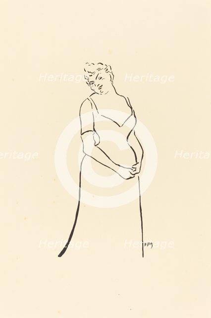 Paula Brebion?, 1893. Creator: Henri-Gabriel Ibels.