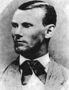 Jesse James, American outlaw, c1869-1882 (1954). Artist: Unknown