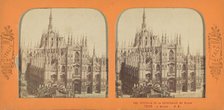 Vue Generale de la Cathedrale de Milan a Milan, 1860s. Creator: Adolphe Block.