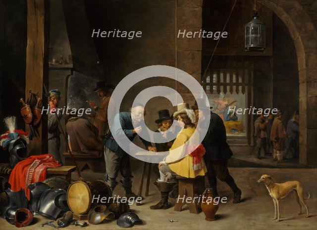 Guardroom with the Deliverance of Saint Peter, ca. 1645-47. Creator: David Teniers II.