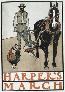 Harper's March, c1890 - 1907. Creator: Edward Penfield.