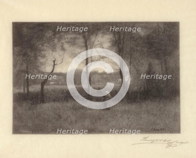 Landscape, 1902. Creator: Henry Wolf.