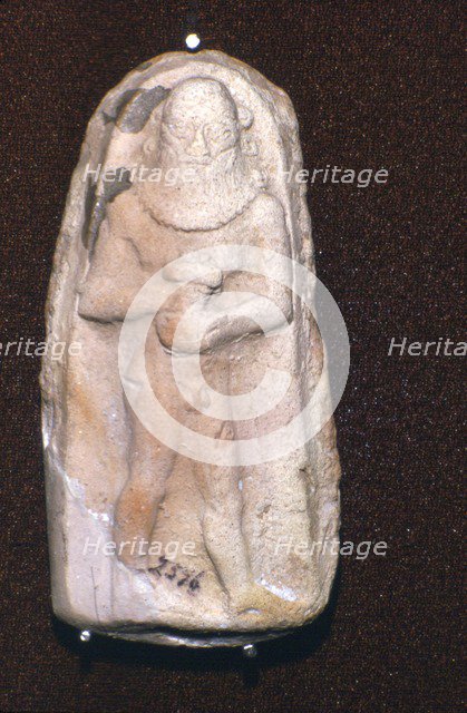 Terracotta Plague of the Hero, Gilgamesh, Old Babylonian, c2000BC-1600 BC. Artist: Unknown.