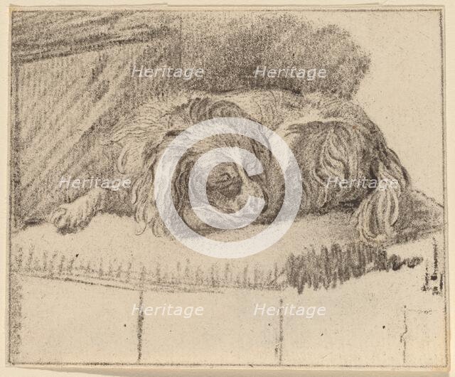 Lying Dog, 1777. Creator: Cornelis Brouwer.