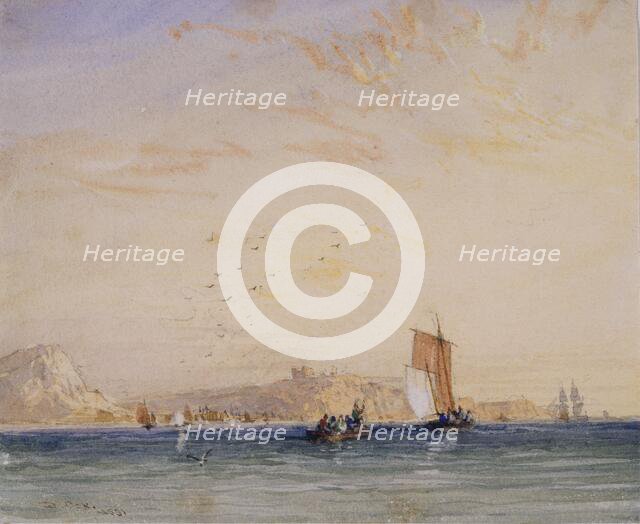 Dover from the Sea, 1831. Creator: David Cox the Elder.