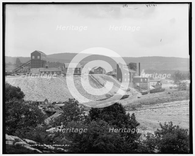 Zinc mines, Franklin, N.J., between 1890 and 1901. Creator: Unknown.