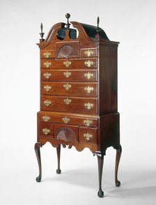 High Chest of Drawers, 1760/75. Creator: Unknown.
