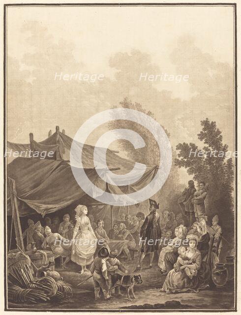Noce de Village (Village Wedding), 1785. Creator: Charles-Melchior Descourtis.