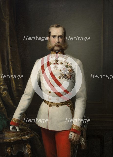 Portrait of Franz Joseph I of Austria, 1862.