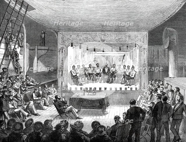 The Prince's Voyage Home from India: life on board the Serapis: an Evening Entertainment...1876. Creator: Unknown.