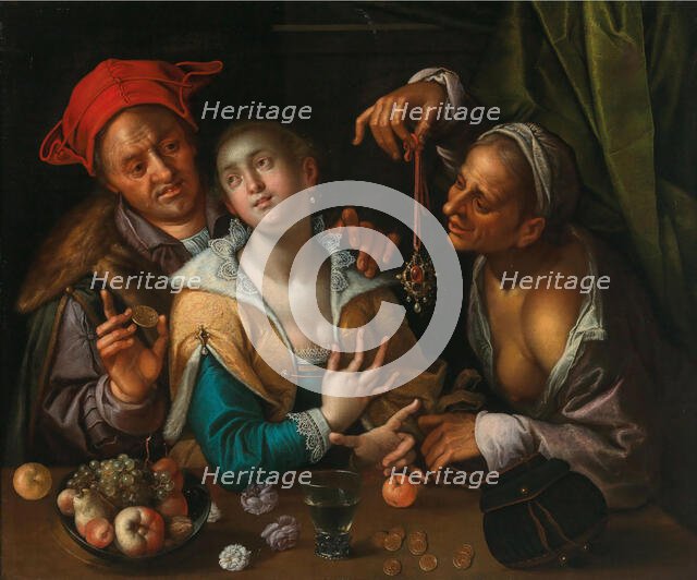 Love to sell, 1623. Creator: Gertner, Christoph (1575/80-after 1623).