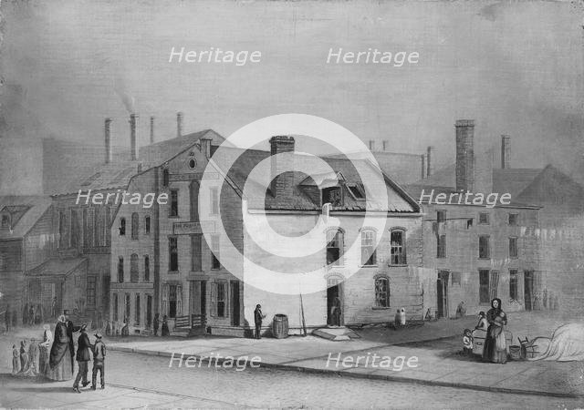 Old Brewery, Five Points Mission, New York, 1870. Creator: F. A. Mead.